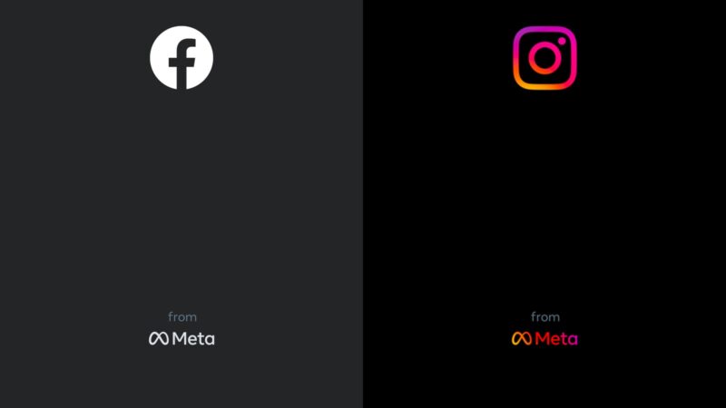 【フェイスブック】アプリ画面もMeta（メタ）に。Facebook・Instagram
