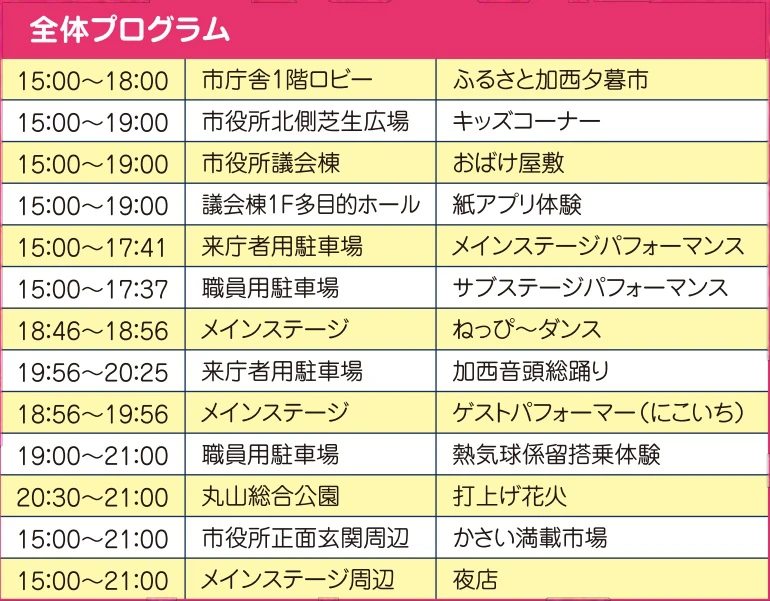 第42回加西サイサイまつり