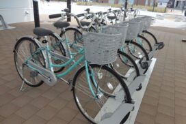 【福崎町】妖怪ベンチめぐりもOK。レンタサイクル無料貸出中｜福崎町内をサイクリング