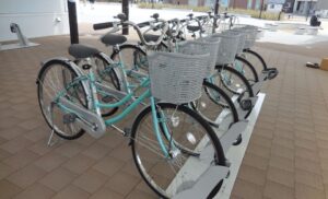 【福崎町】妖怪ベンチめぐりもOK。レンタサイクル無料貸出中｜福崎町内をサイクリング