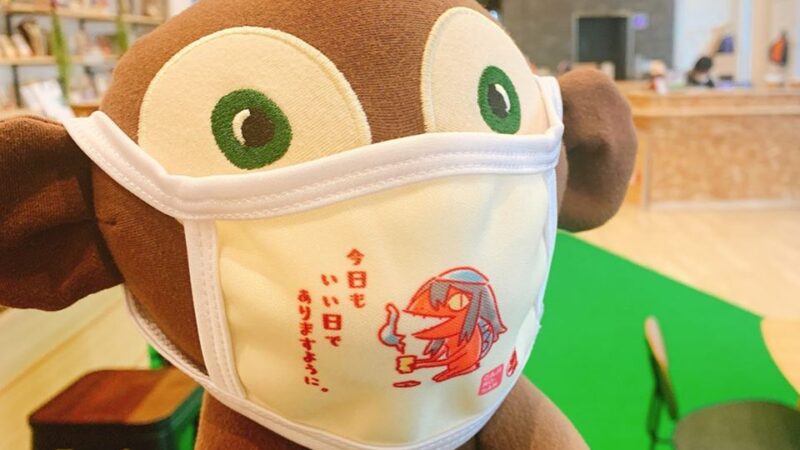【福崎町】河童のガジロウデザインの子供用のマスク