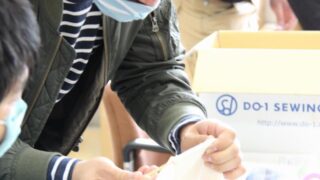 【多可町】播州織（ばんしゅうおり）の生地を使ったマスク生産、全力で