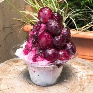 【加西市】ゴロッとぶどうのかき氷｜えぇもん王国