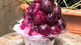 【加西市】ゴロッとぶどうのかき氷｜えぇもん王国