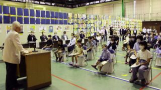 【多可町】おじいちゃんおばあちゃんこども絵画展の表彰式が開催