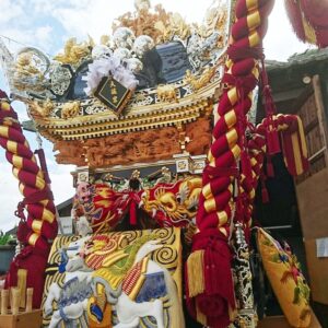 【秋祭り2020】コロナ禍に負けず神事、屋台お披露目