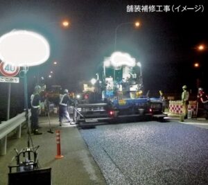 【中国道】山崎インター夜間通行止め｜12月7日から12日まで