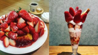 加西市産の大粒いちごをふんだんに。｜いちごパンケーキ・いちごパフェ