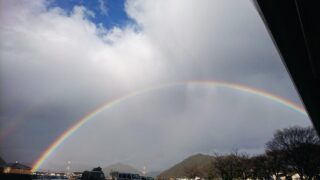 【虹】二重のレインボーくっきり｜福崎町