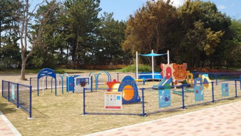 【赤穂】赤穂海浜公園に「未就園児の遊び場」オープン