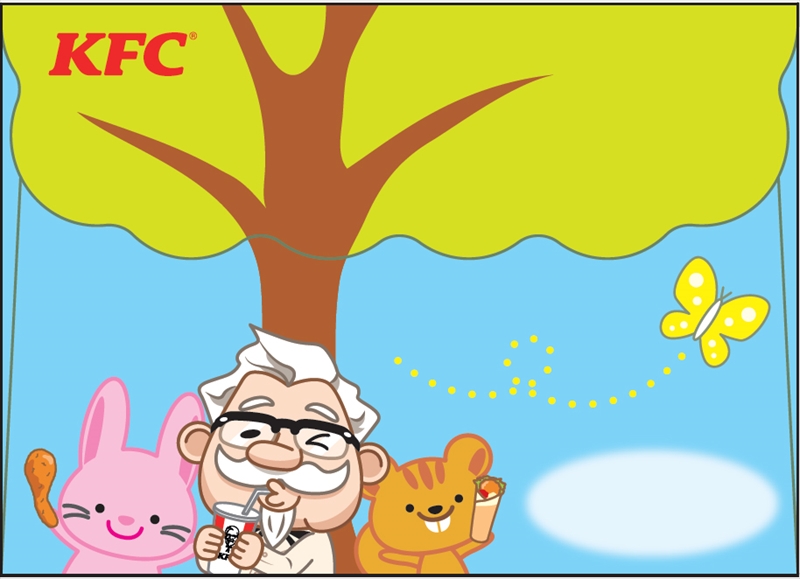 【KFC】「お友だちをたくさんつくろう！カーネルなかよしグッズ」が発売