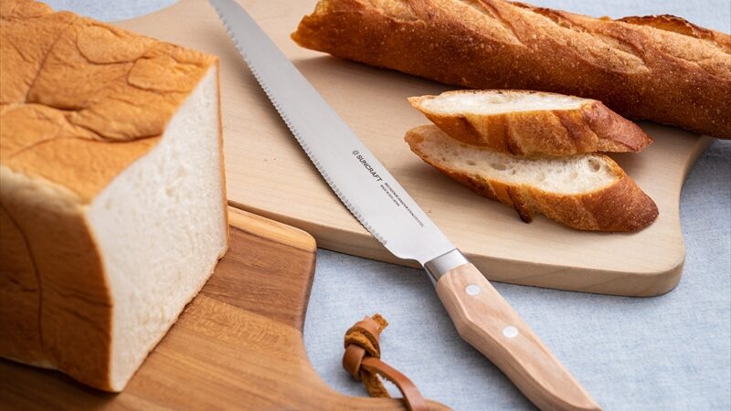 【せせらぎ】人気のパン切りナイフに左利き用が登場
