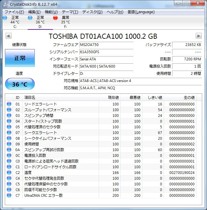 Hdd交換 ハードディスクの問題が検出されました 数日後にお亡くなりに いいものタウン 兵庫県まんなかエリアのトレンドニュース