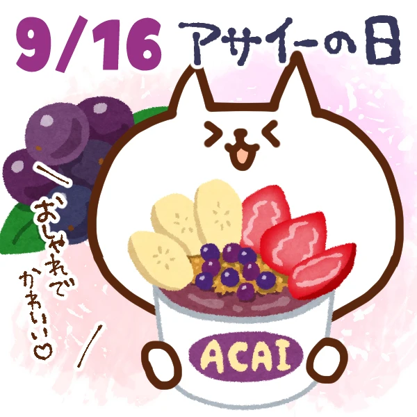 【今日はなんの日】9月16日｜アサイーの日