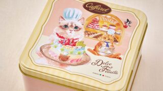 ６歳応募のイラストを採用したWEB限定缶も登場。カファレル ネコの日コレクション