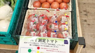 色で味を判定「AI測定トマト」、きてーな宍粟﻿で販売中