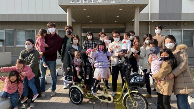 安全に2人乗せることができる「ふたご自転車」試乗、レンタル事業スタート｜尼崎市