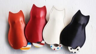 【猫好き集まれ】好きなレザーで作れる「猫のキーケース」カラーオーダーが受付中