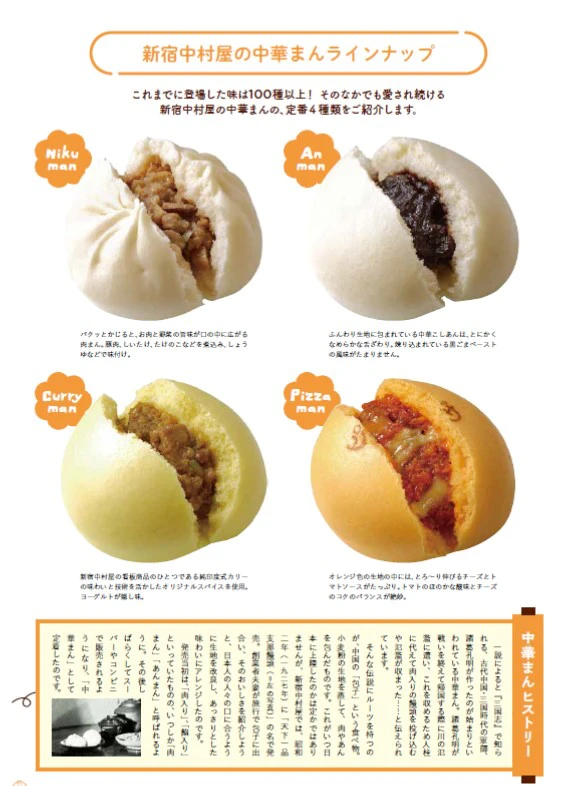 『創業120年 新宿中村屋』の肉まんが可愛いポーチになりました！