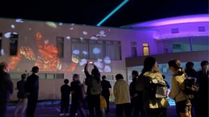 新たな門出、福崎町を照らす一条の光。文珠荘でライトアップがスタート