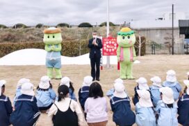 福崎町に新たな遊び場「ふわふわドーム」完成