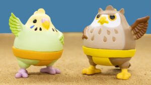 色とりどりなかわいい鳥達が力士に大変身！「ごっつぁんバード」が4月14日(木)より全国のカプセルトイコーナーに登場