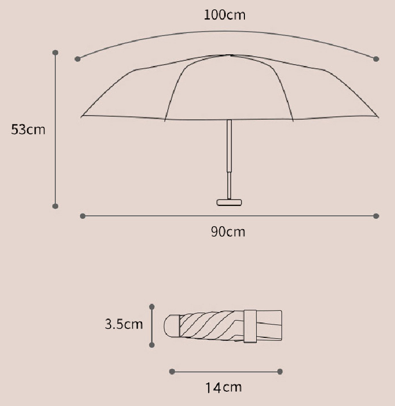 【梅雨グッズ】持ち運びに最適！コンパクトな折りたたみ傘「GeeBrella Mini」が販売開始