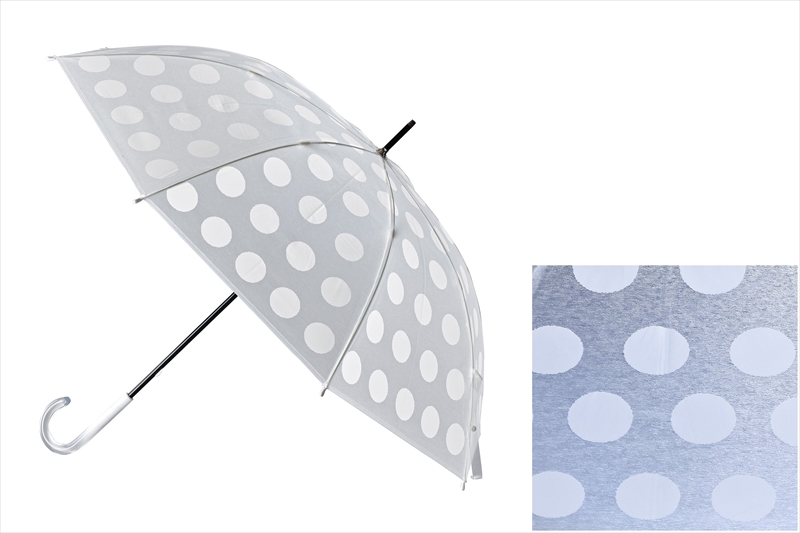 【梅雨グッズ】まるで透かし和紙。大人のためのビニール傘「ハッピーフロストアンブレラ」全3柄が発売