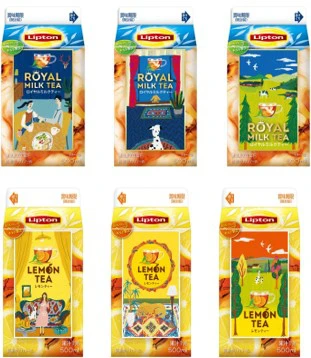 【リプトン】人気イラストレーター「タムロ　アヤノ」とのコラボパッケージが登場