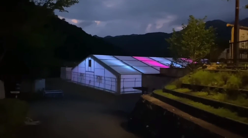 グリーンエコー笠形で魅惑のナイトプールがスタート│神河町
