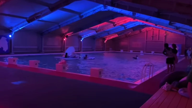 グリーンエコー笠形で魅惑のナイトプールがスタート│神河町