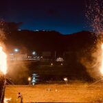 火事災難の無事を祈る火祭り「竹田松明まつり」が3年ぶりに開催