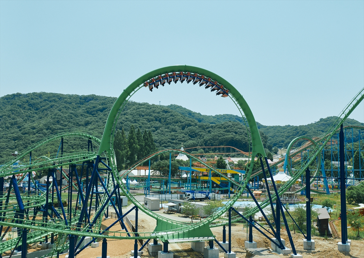 姫路市】姫センに日本最大の垂直ループ大型ジェットコースター