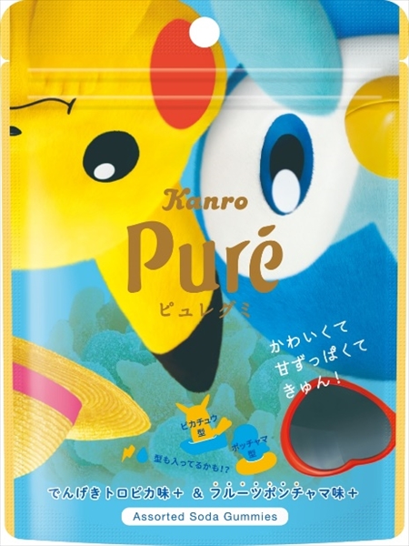 今年のピュレグミポケモンはクリアでオシャレなパッケージ「ピュレグミポケモン　夏のピカチュウ&ポッチャマ」