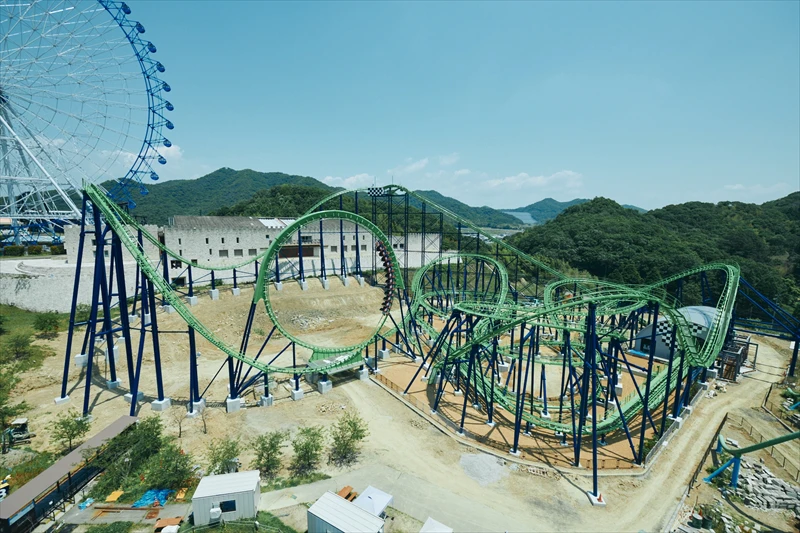 【姫路市】姫センに日本最大の垂直ループ大型ジェットコースター 「ヴィーナスGP」が登場