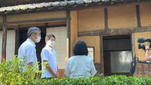 兵庫県 斉藤知事、福崎町へ。尾崎町長と万博に向け、意見交換