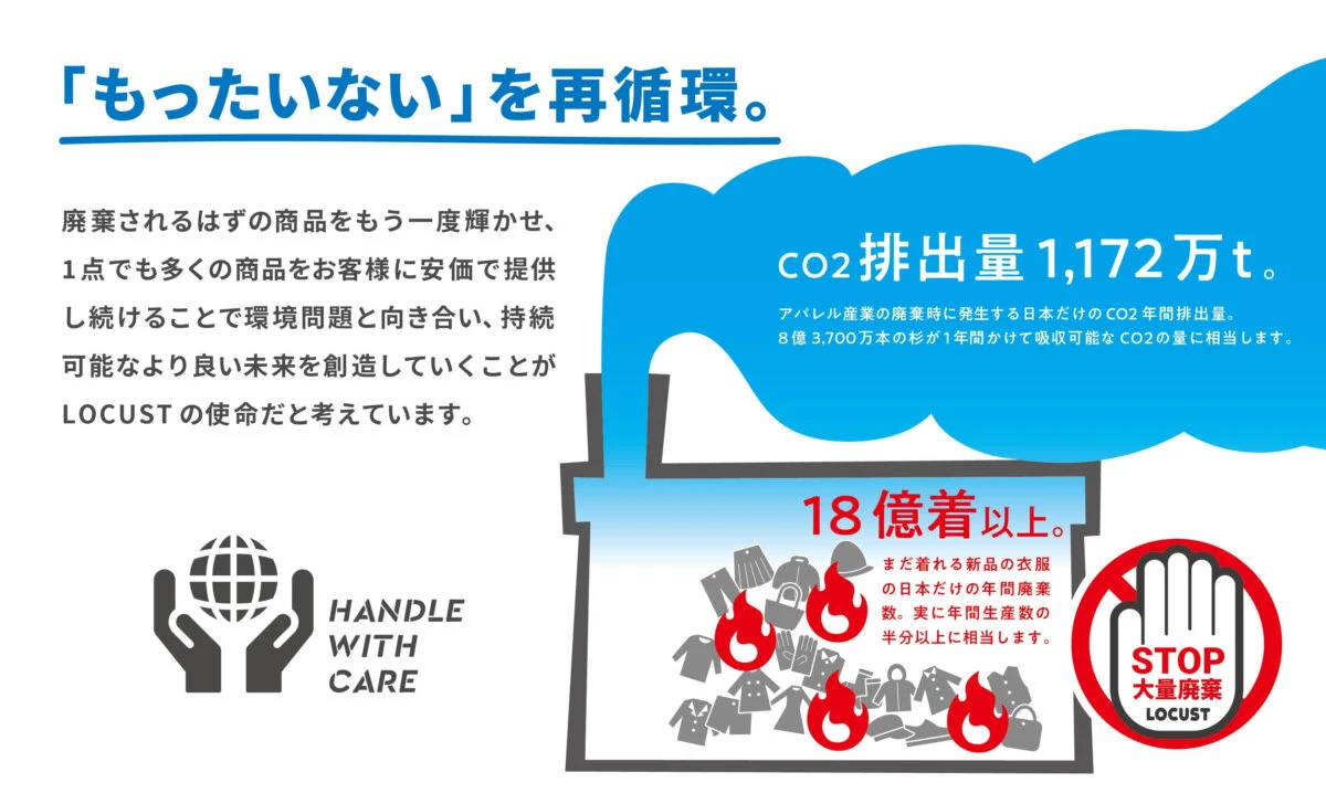 県内初出店。オフプライスストア「LOCUST（ローカスト）」イオンモール姫路大津店にオープン