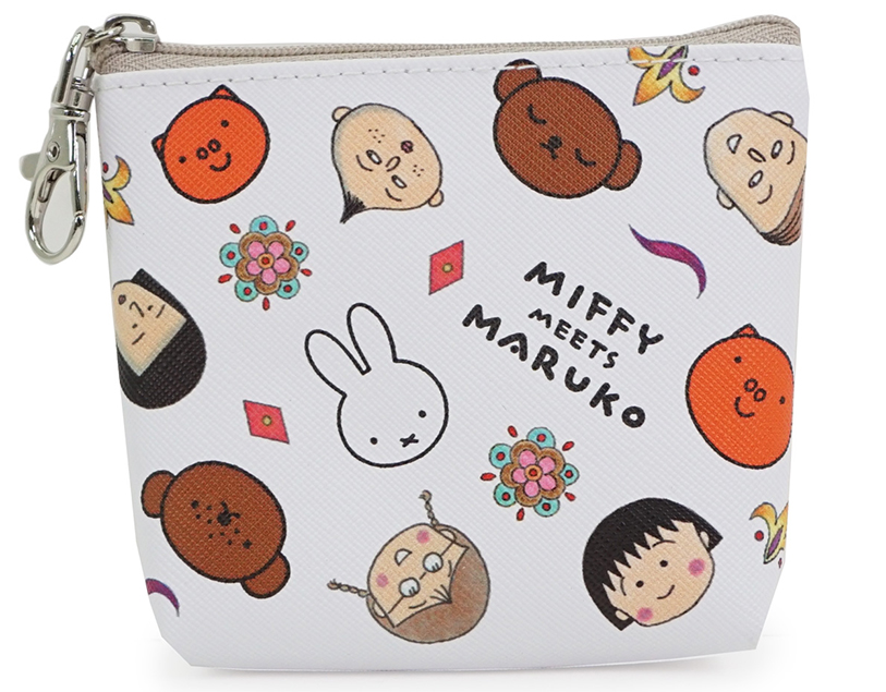 miffy meets maruko　プチポーチ　ホワイト　660円(税込)