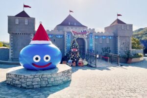 ニジゲンノモリ「ドラゴンクエストアイランド」で冬の特別装飾『オノコガルドの冬』スタート