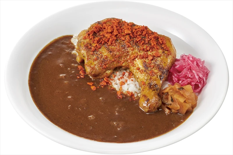 【すき家】チキンの焦げ目とほろほろ食感、炭火の香り…五感で味わう「炭火焼きほろほろチキンカレー」新登場
