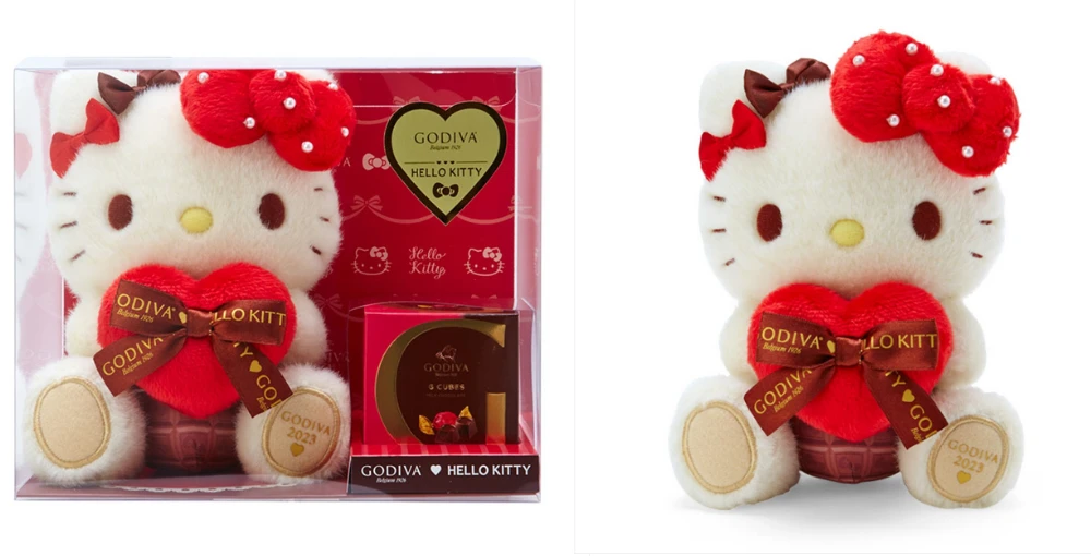 ハローキティ、マイメロディ、シナモロールとゴディバがコラボしたスペシャルギフトが今年も登場