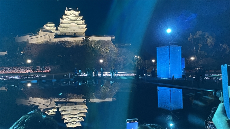 【姫路城】姫路城ライトアップイベント「姫路城 Castle History 鏡花水月」へ行ってきた