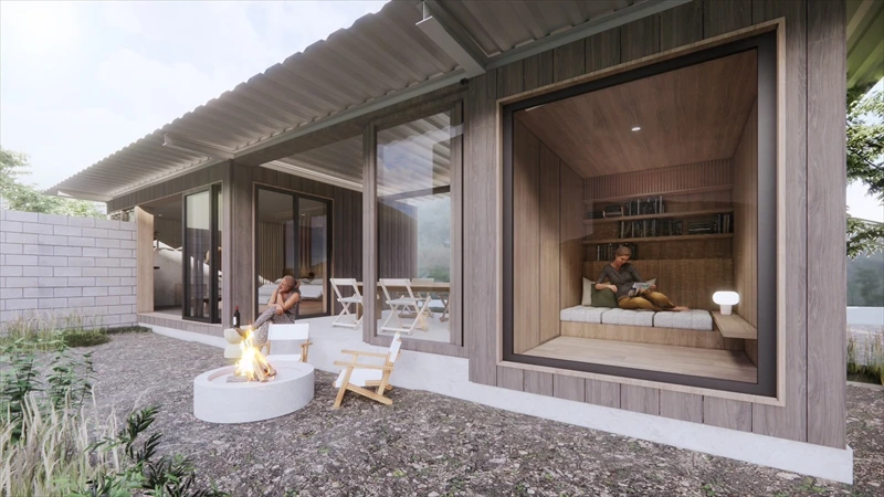 【加東市】グランピングよりさらに快適なグランキャビン。「GLAMPCABIN ～東条湖・丹波篠山～」が、2023年春オープン予定