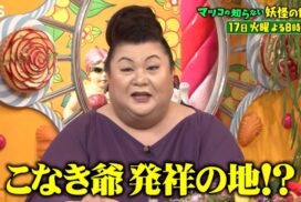 「マツコの知らない世界」に福崎町！？人間の生活と密接！妖怪の世界