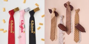 身に纏うチョコレートを贈るバレンタイン。ネクタイブランドgiraffeとロッテがコラボレーション