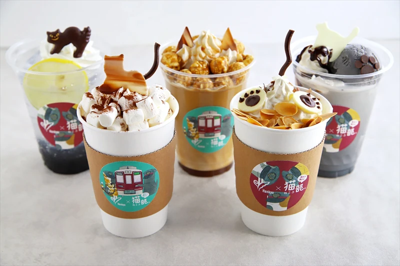 神戸メリケンパークのカフェで阪急電鉄×猫部™ の期間限定コラボカフェが開催