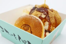 新メニュー登場。黒蜜きな粉パンケーキ、抹茶あずきパフェ│福崎町