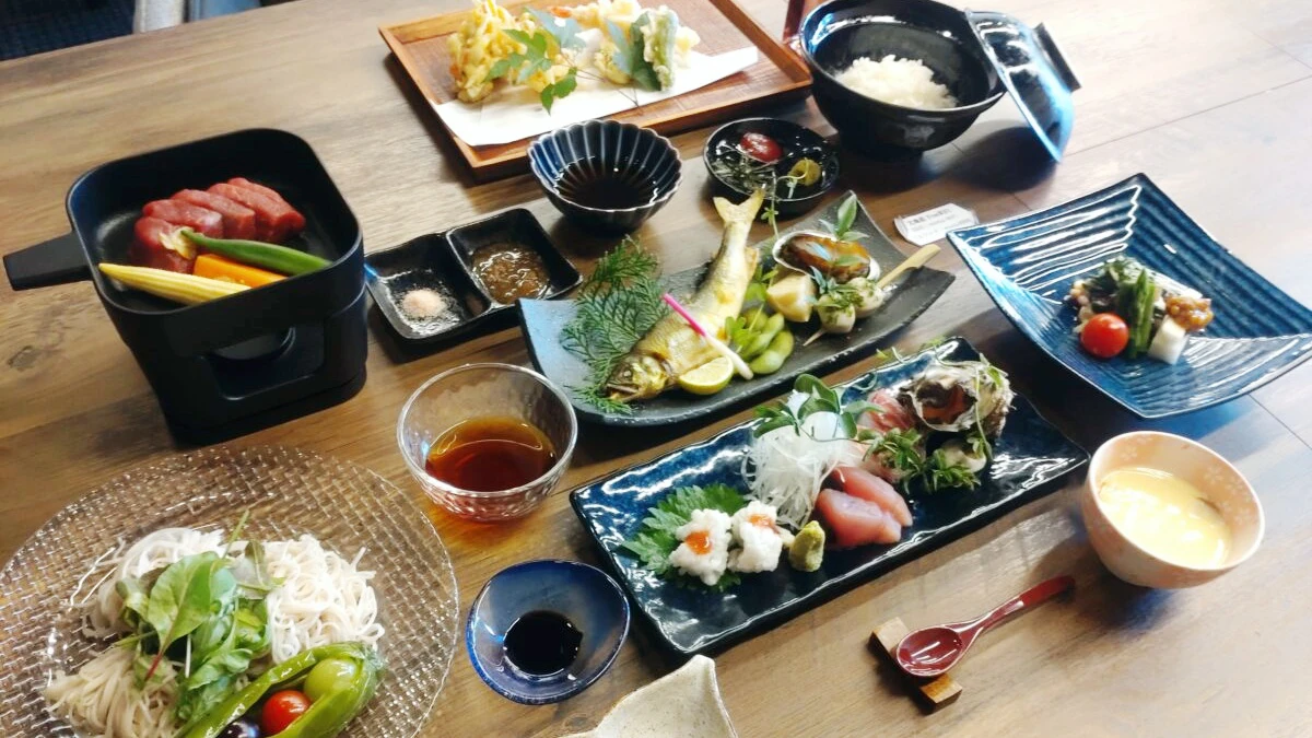 福崎町文珠荘「会席料理」