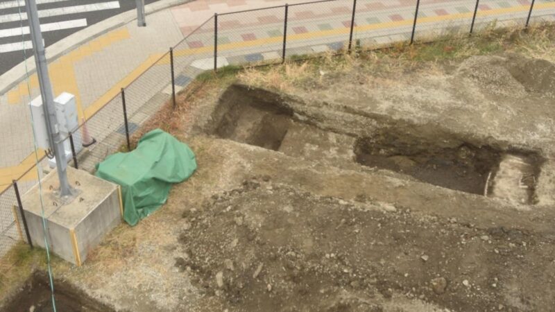 アクリエ姫路の北西で「銀の馬車道」遺構を発見。説明会も開催
