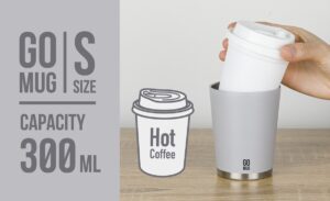 コンビニコーヒーをカップごと入れるだけで保冷・保温ができる万能タンブラー「GO MUG」がリニューアル